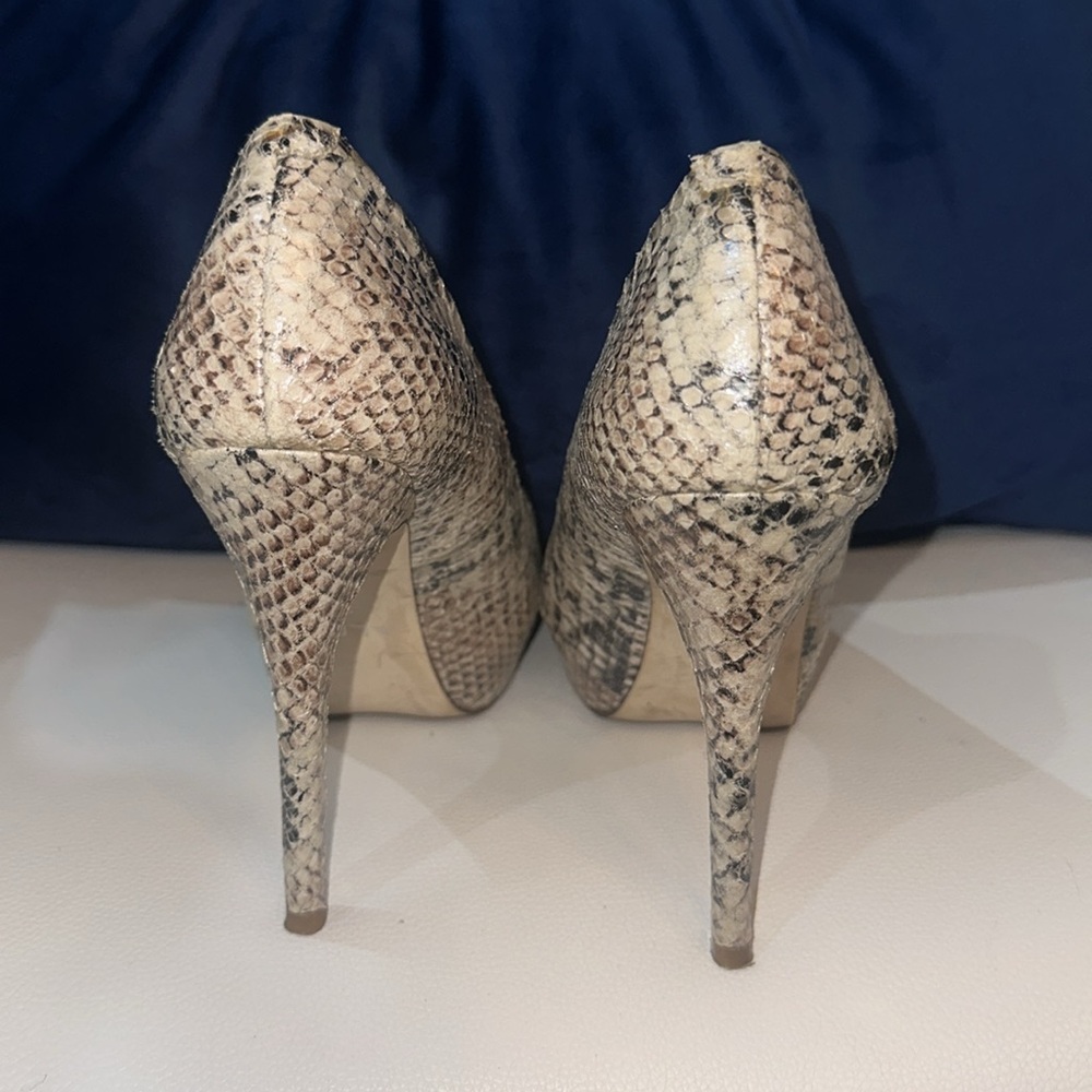 Aldo Python Snake Print Heels - Picture 3 of 6